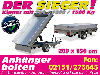 Sonstige Einachs Rckkipper| el.Pumpe | 1,5t | 260x150cm
